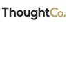 The image shows the ThoughtCo. logo, with the word Thought in black text and Co. in gold text, against a white background.