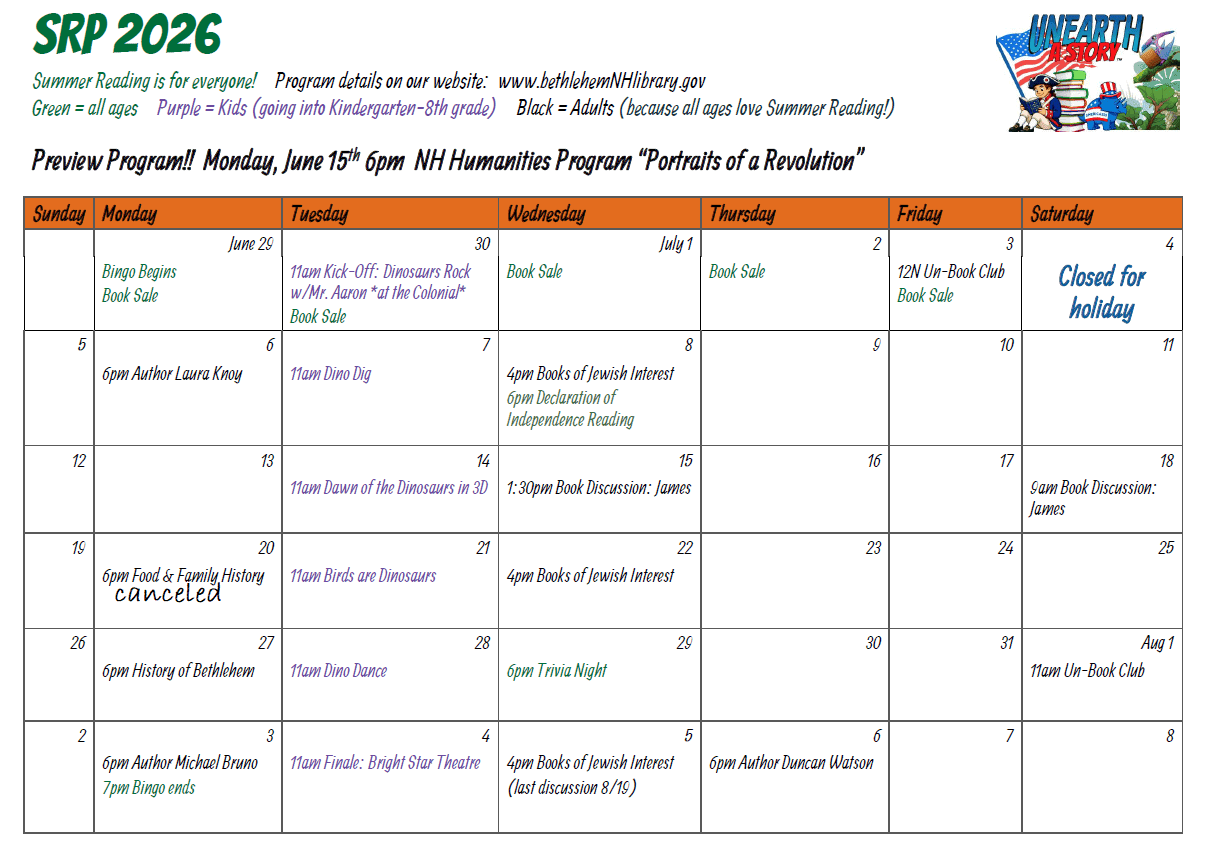 event calendar 2