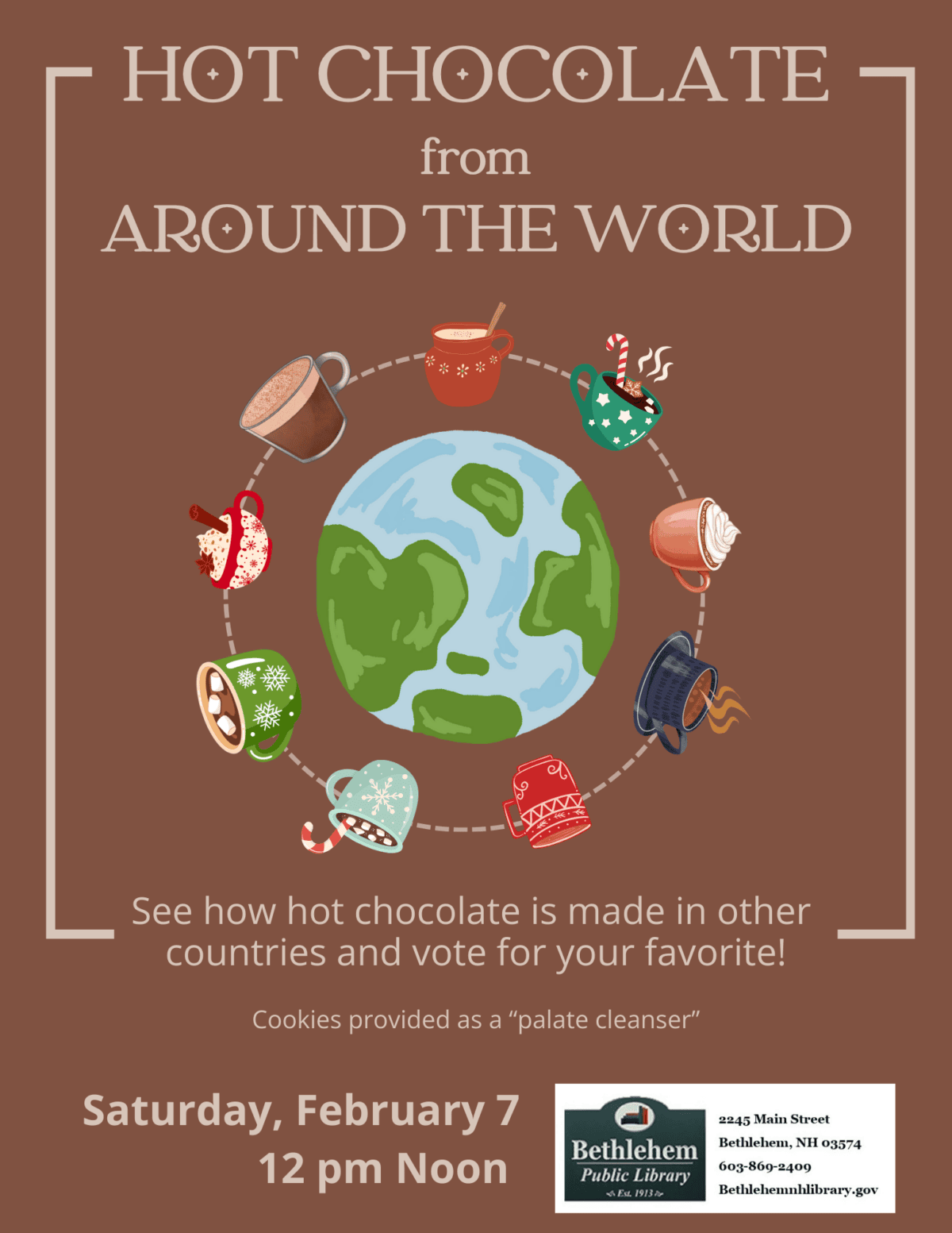 hot chocolate program flyer