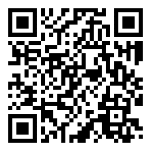 A black and white QR code on a white background.