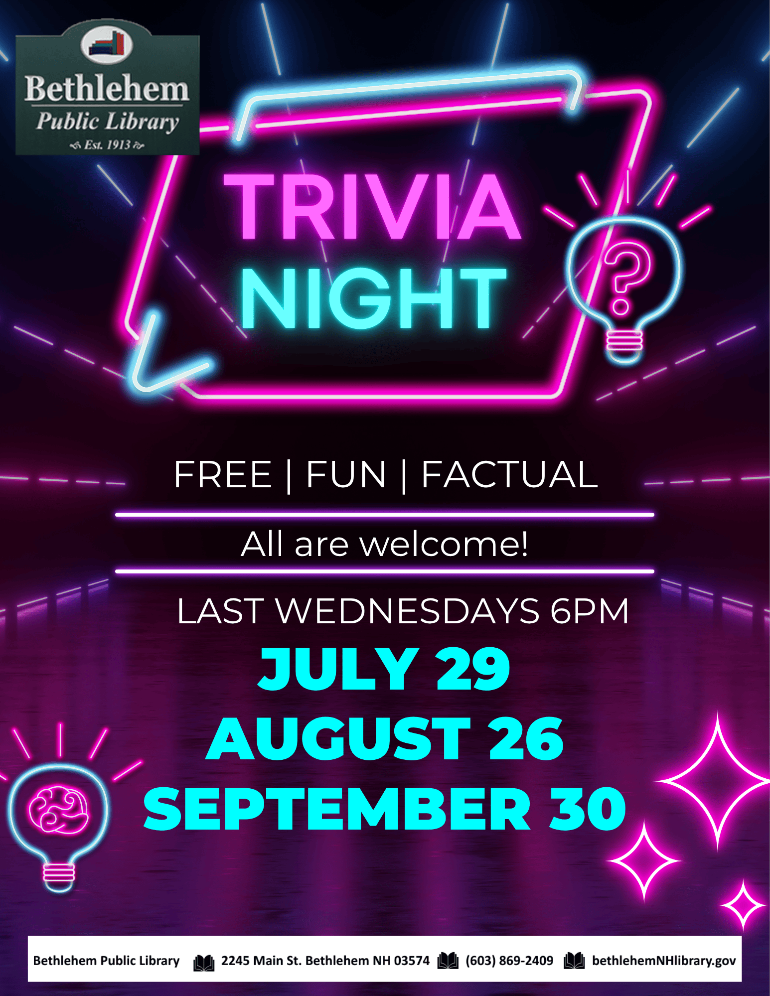 playfull neon minimalist trivia night flyer(2)