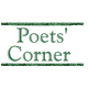 Green text on a white background reads Poets Corner, with horizontal green lines above and below the word Poets.