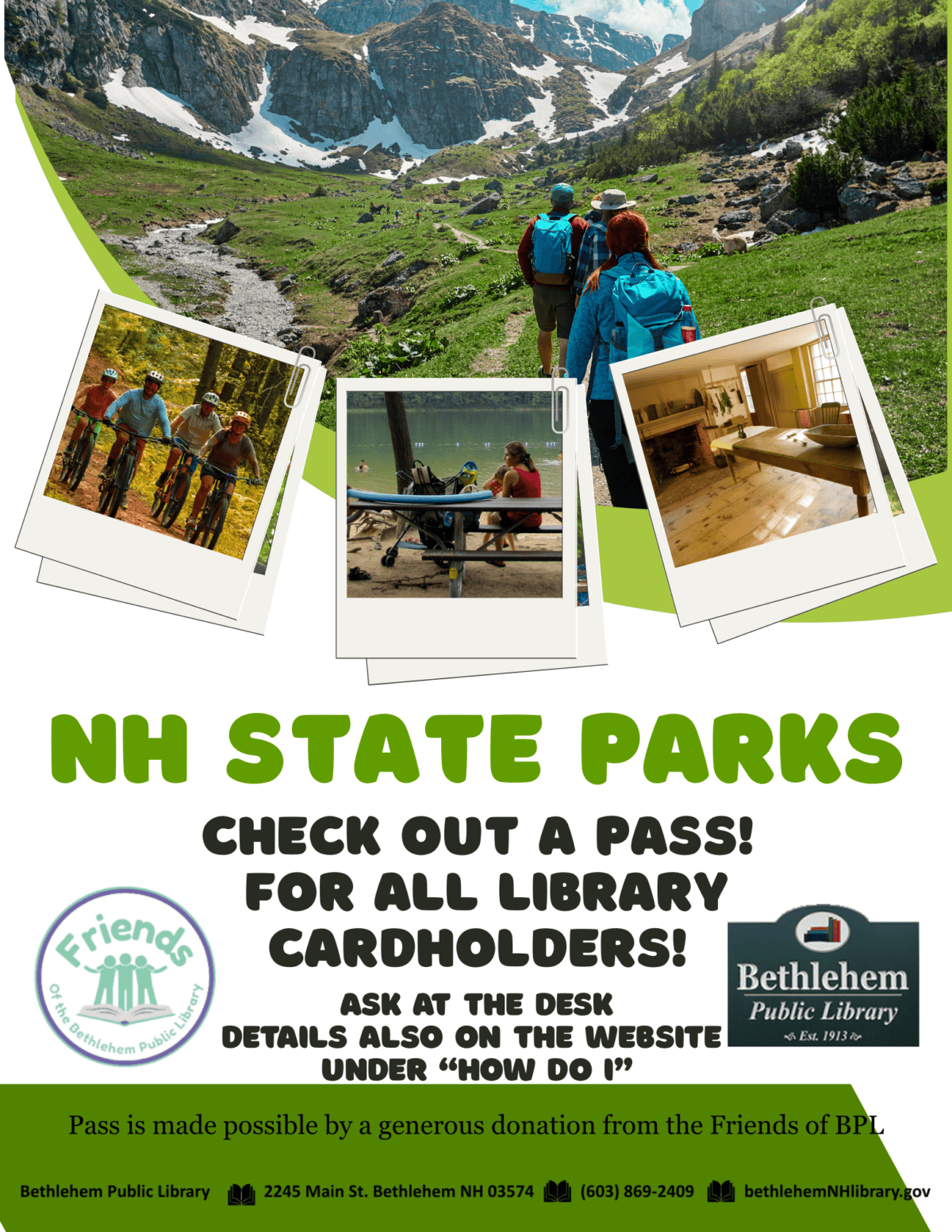 white and green modern outdoor adventure park flyer